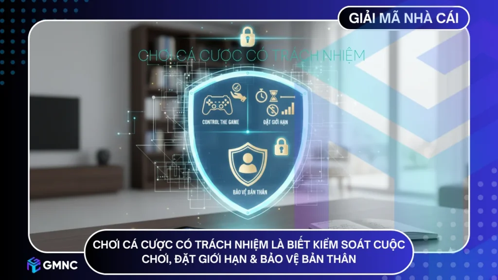 Chơi cá cược có trách nhiệm là biết Kiểm soát cuộc chơi, đặt giới hạn & bảo vệ bản thân