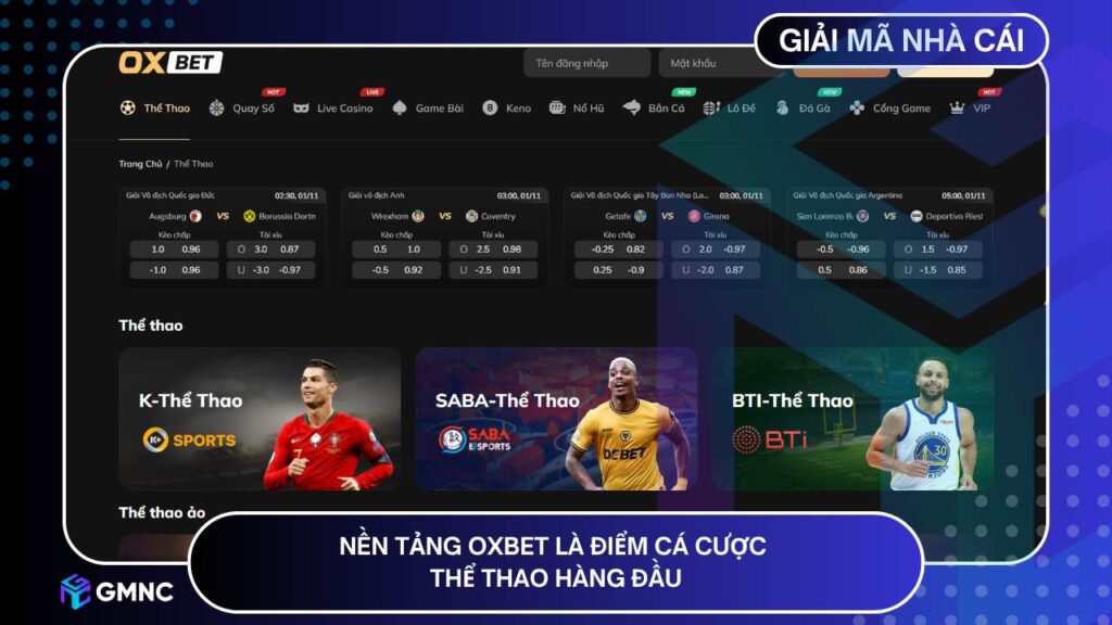 Nền tảng OXBET là điểm cá cược thể thao hàng đầu
