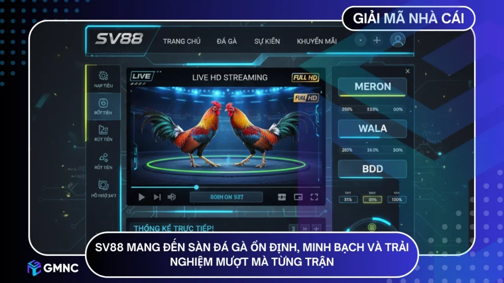 SV88 mang đến sàn đá gà ổn định, minh bạch và trải nghiệm mượt mà từng trận