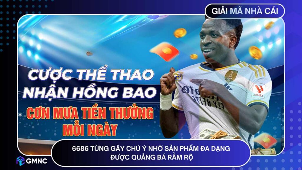 6686 từng gây chú ý nhờ sản phẩm đa dạng được quảng bá rầm rộ
