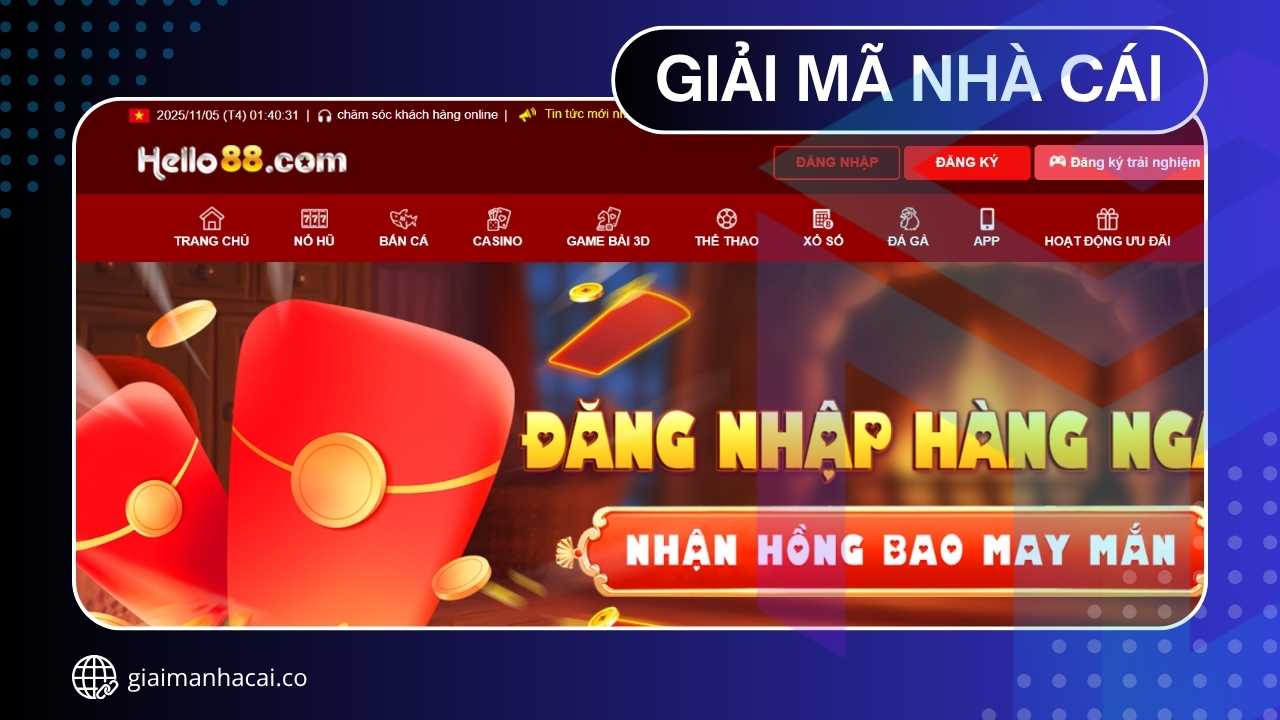 HELLO88 – Bệ Phóng Giải Trí Số Toàn Cầu, Bùng Nổ Năm 2025