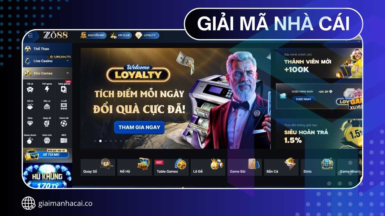 ZO88 – Nền Tảng Giải Trí Đẳng Cấp Toàn Diện Cho Người Chơi