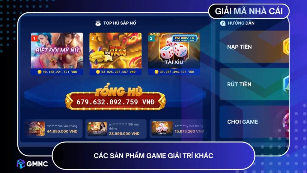 Thế giới game Febet còn có Slot, Xổ số Keno, Bắn cá và Mini game cực đỉnh