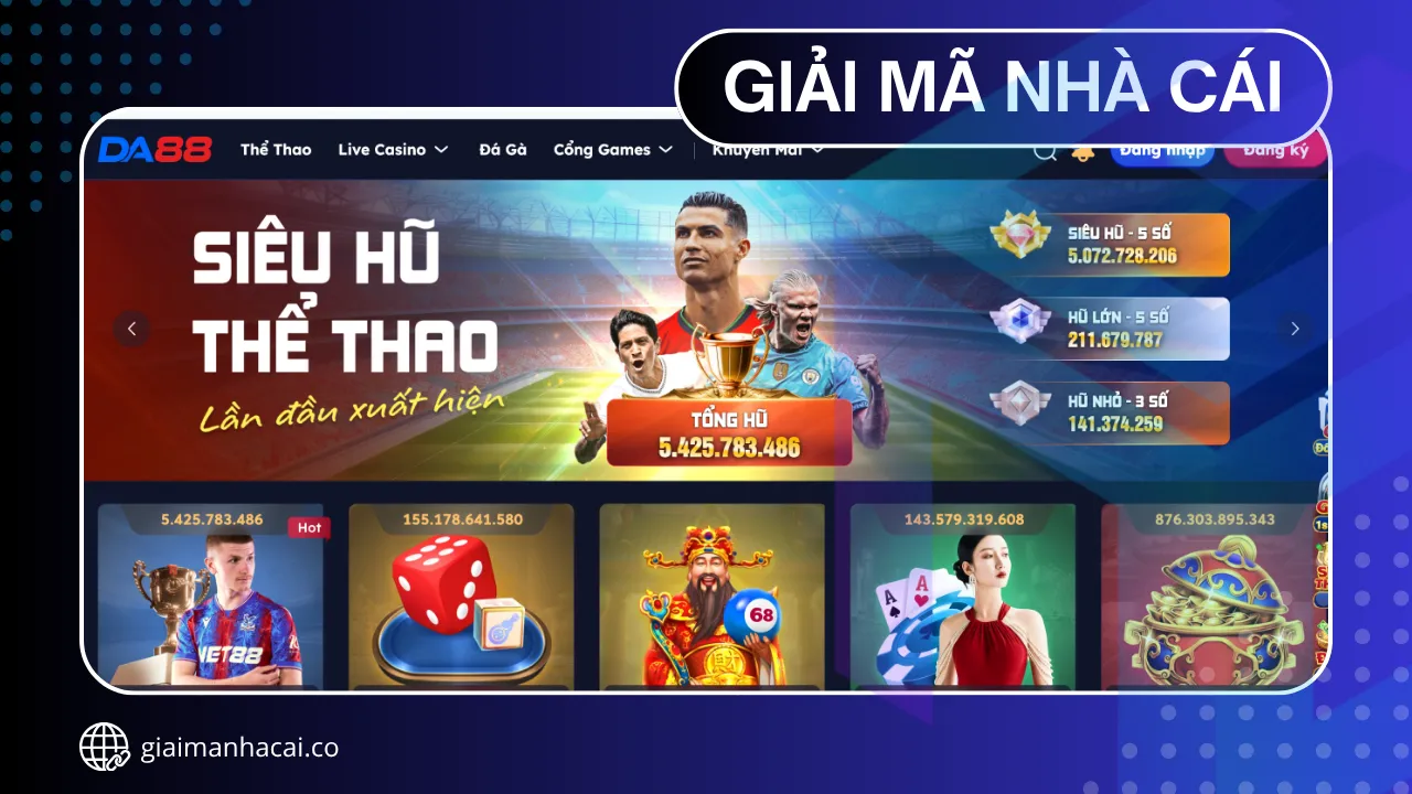 Da88 - Nhà cái thể thao theo chuẩn quốc tế