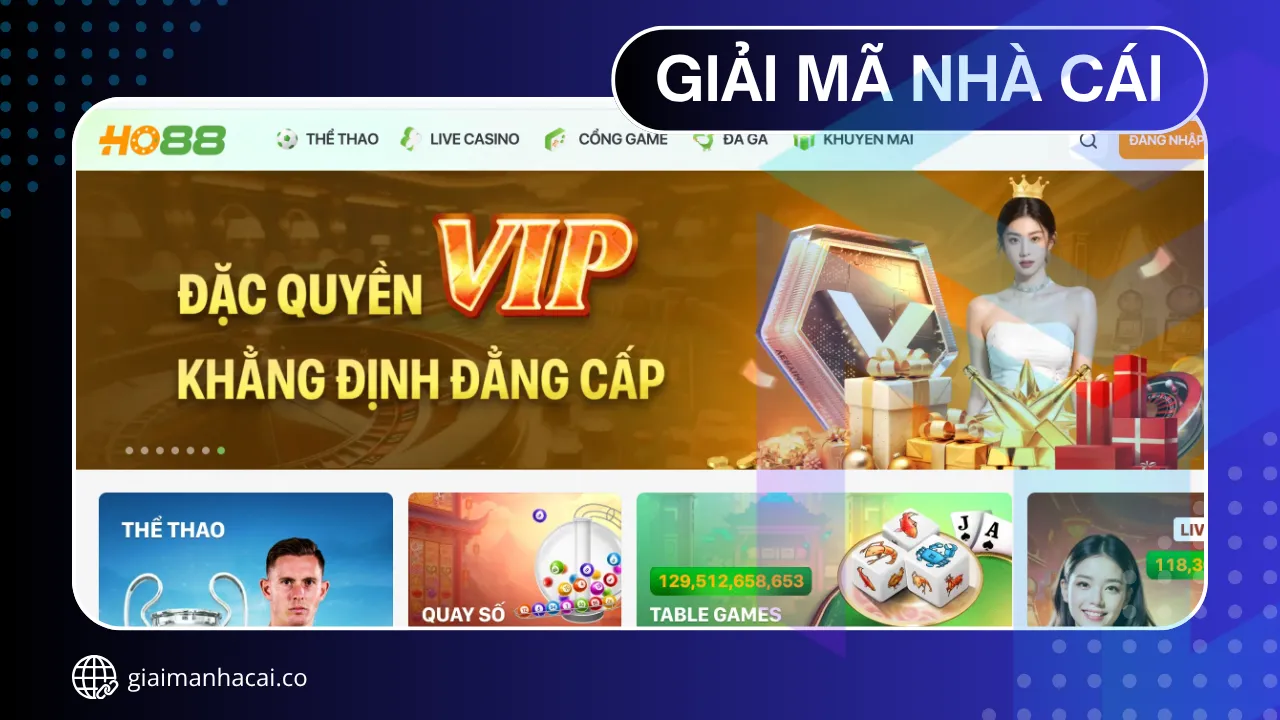 Ho88 – Nhà cái uy tín hàng đầu cho fan game bài 2025