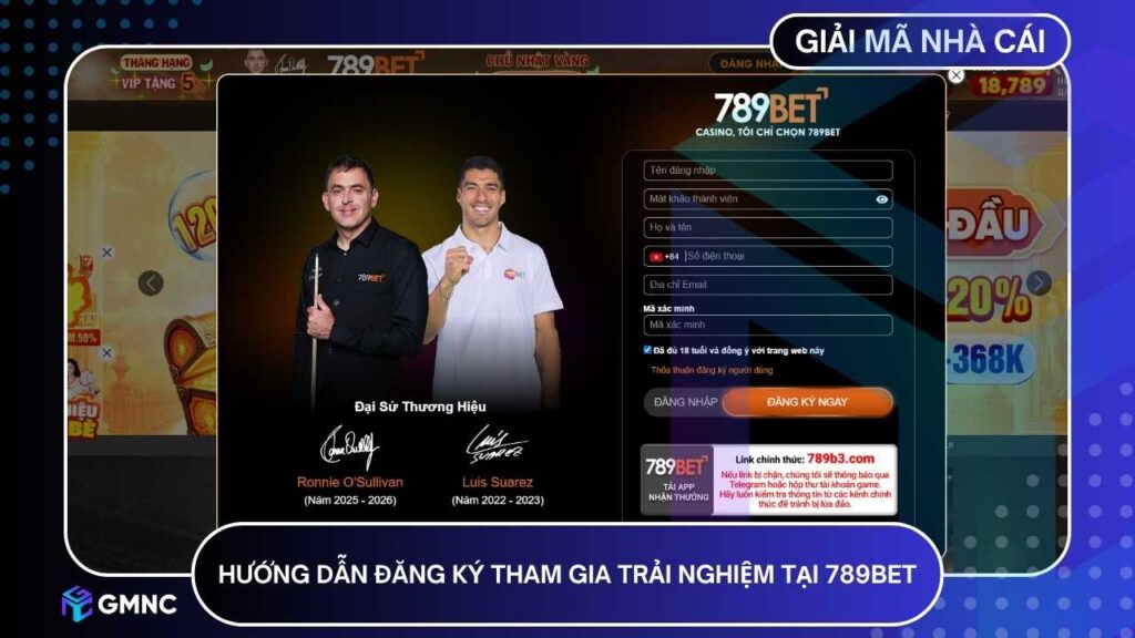 Hướng dẫn đăng ký tham gia trải nghiệm tại 789BET chỉ vài thao tác đơn giản