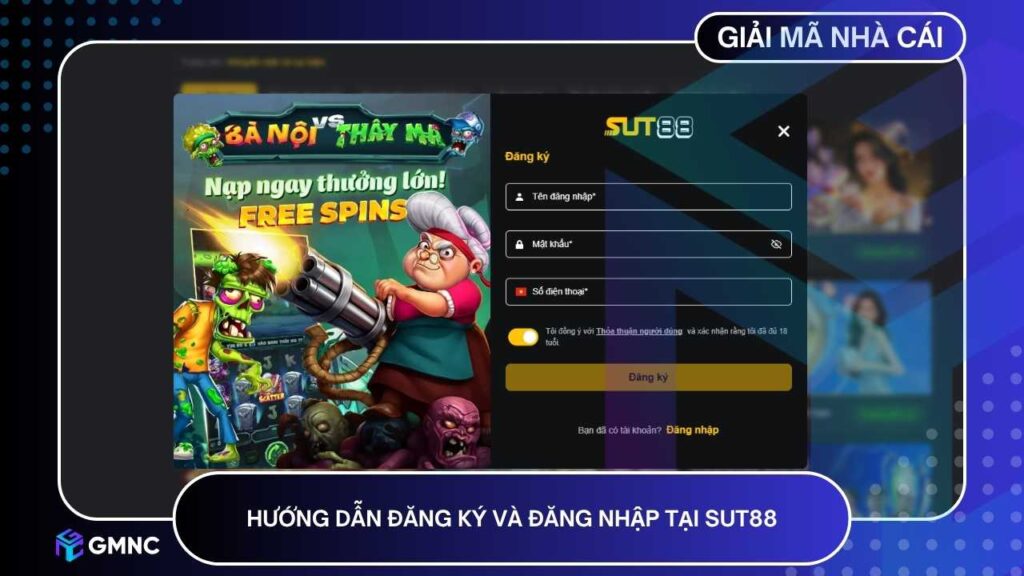 Hướng dẫn đăng ký và đăng nhập tại SUT88 siêu đơn giản