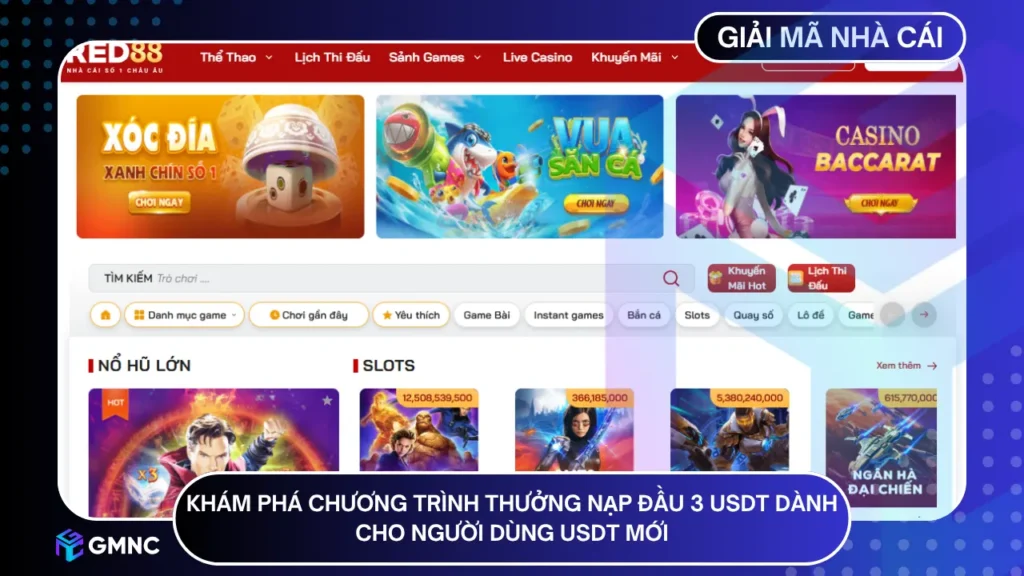 Khám phá chương trình "Thưởng nạp đầu 3 USDT tại tài khoản Crypto" dành cho người dùng USDT mới