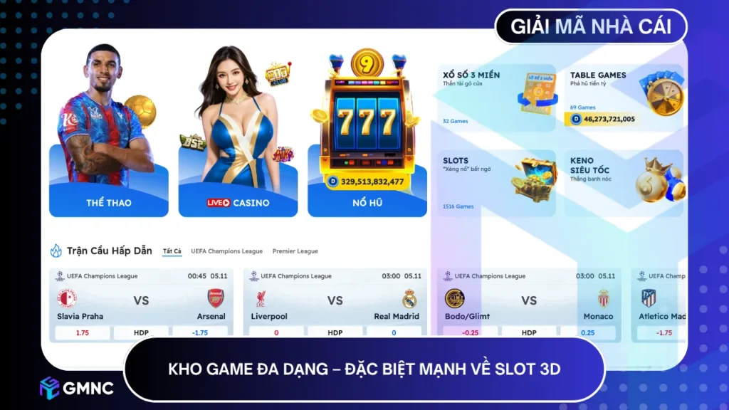 Bec88 sở hữu hơn 2.000 game, nổi bật với slot 3D, free spin, multiplier và jackpot progressive cực hấp dẫn