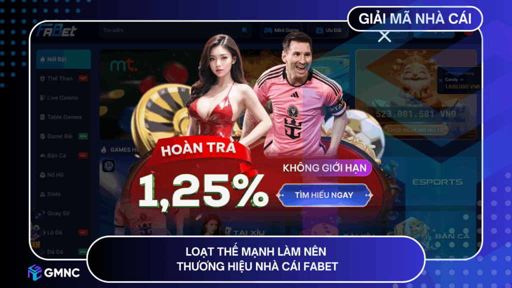 Loạt thế mạnh làm nên thương hiệu nhà cái FABET