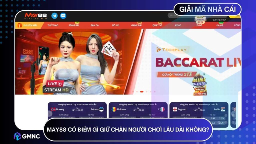 Điều khiến người chơi gắn bó lâu dài với MAY88 không chỉ nằm ở yếu tố giải trí
