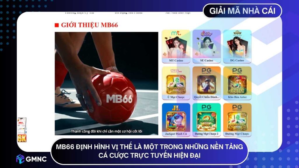 MB66 định hình vị thế là một trong những nền tảng cá cược trực tuyến hiện đại