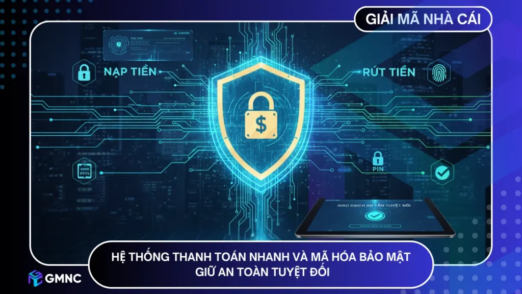 Các nhà cái game bài có hệ thống thanh toán nhanh và mã hóa bảo mật giữ an toàn tuyệt đối