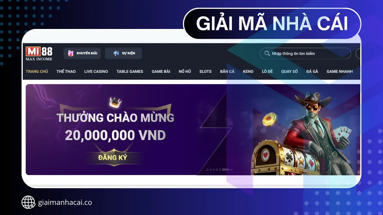 Nhà cái game bài Mi88 – Sự lựa chọn hoàn hảo khu vực Châu Á