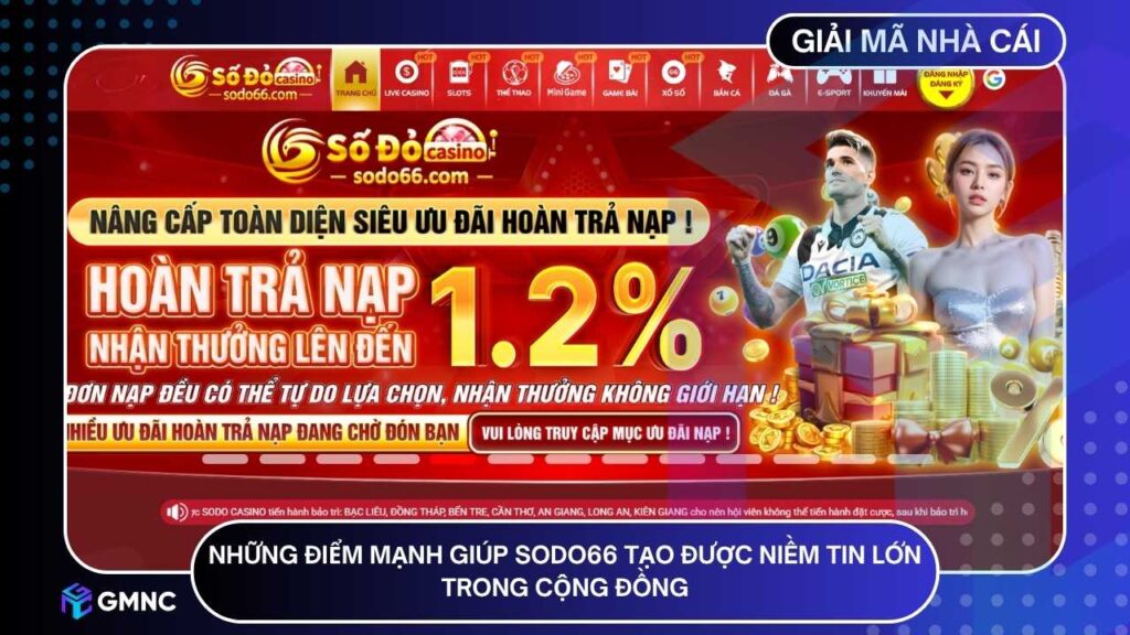 SODO66 khẳng định vị thế của mình trong thị trường cá cược trực tuyến