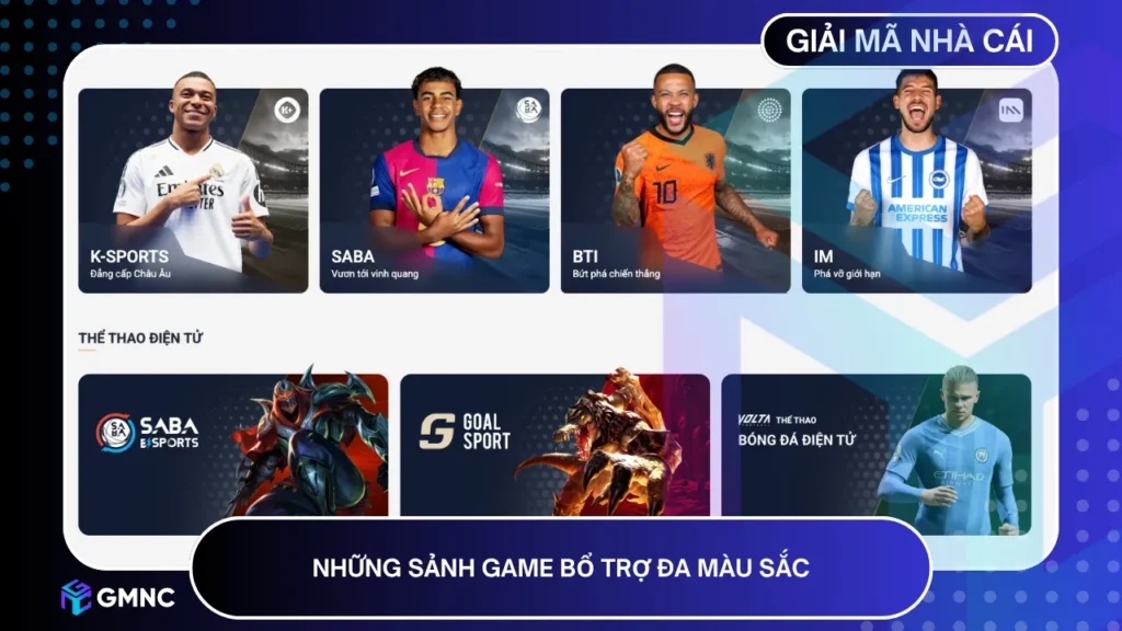 Ngoài sảnh chính là game bài, Mi88 còn có nhiều sảnh game đa dạng