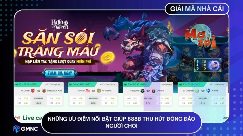 Những ưu điểm nổi bật giúp 888B thu hút đông đảo người chơi