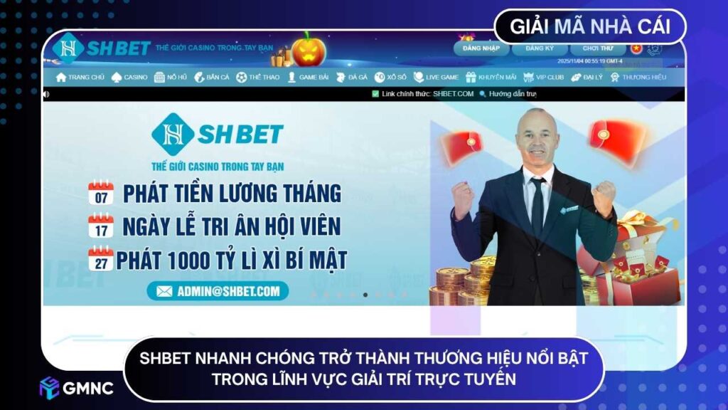 SHBET nhanh chóng trở thành thương hiệu nổi bật trong lĩnh vực giải trí trực tuyến