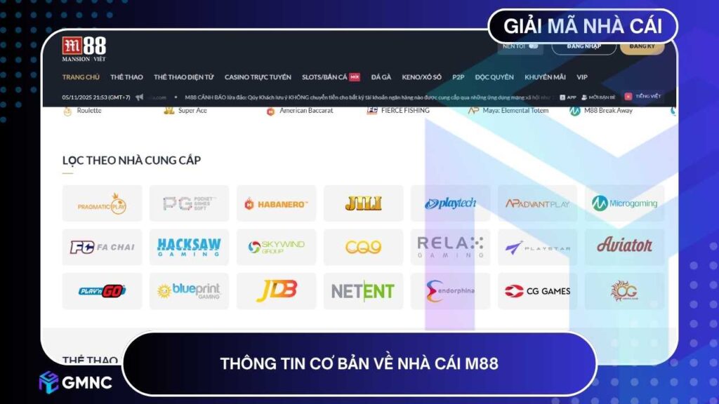 M88 đã khẳng định vị thế vững chắc nhờ minh bạch, an toàn và công nghệ tiên tiến