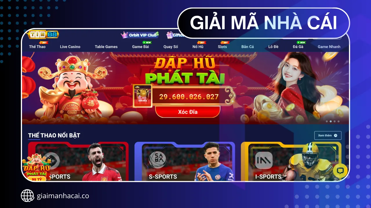 Tin88 – Sân chơi của cao thủ nổ hũ & tín đồ game đổi thưởng