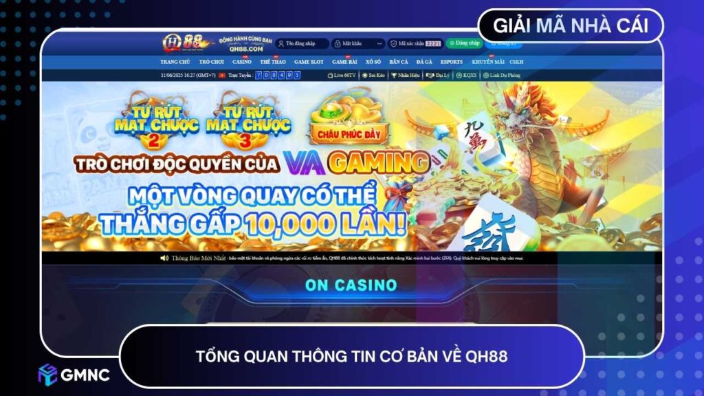 QH88 đã xây dựng được chỗ đứng vững chắc nhờ sự minh bạch