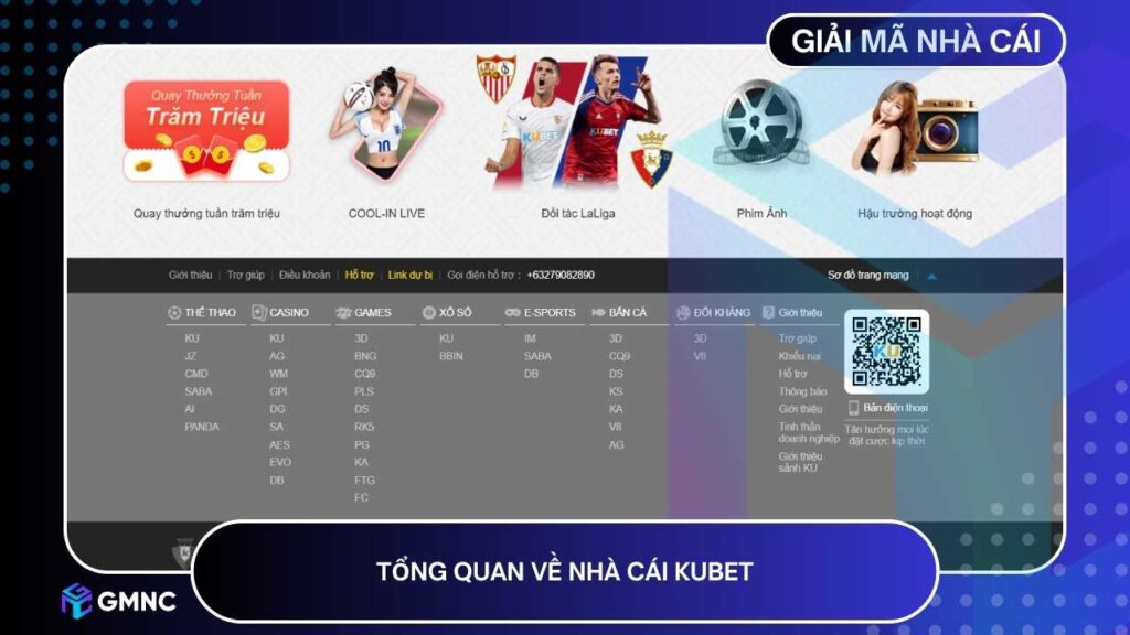 Tổng quan thông tin cơ bản về nhà cái KUBET