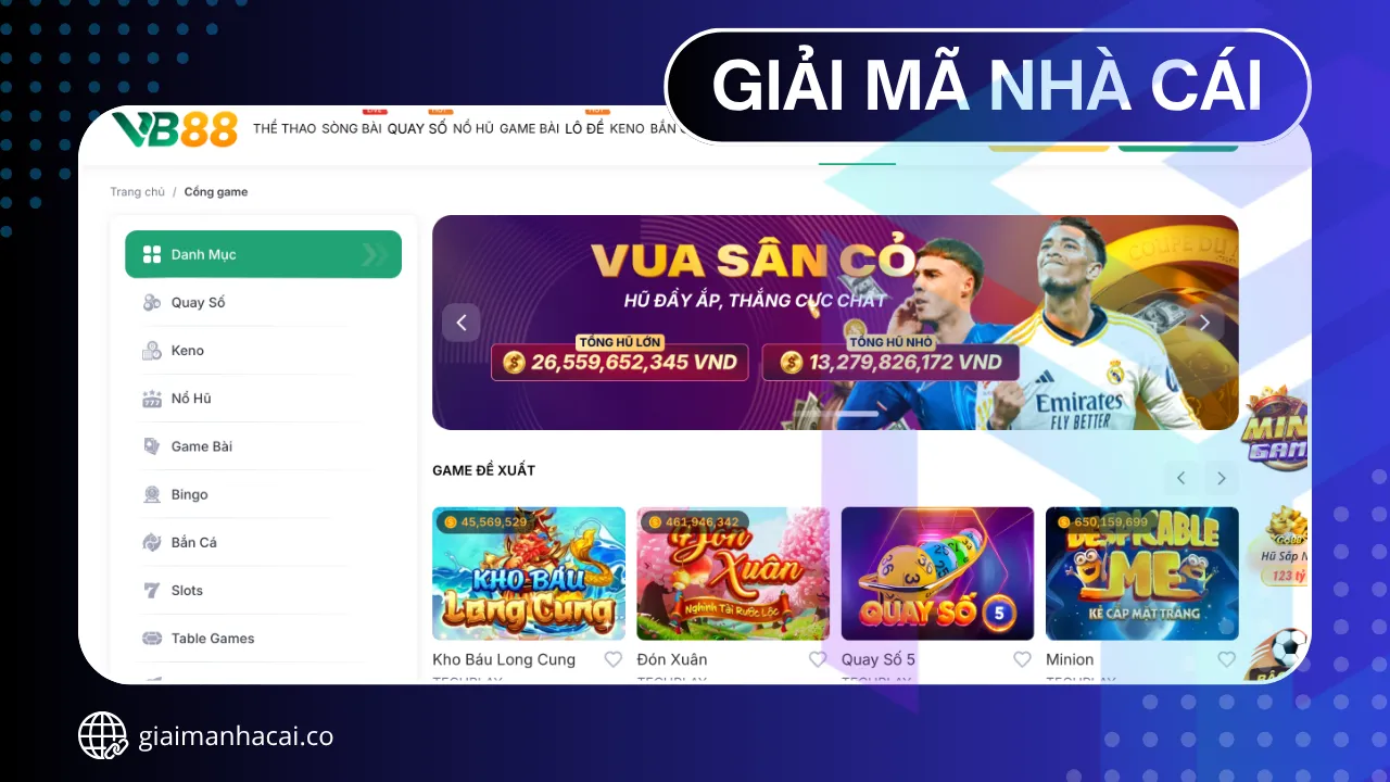 Vb88 – Nhà cái dẫn đầu xu hướng cá cược thể thao 2025