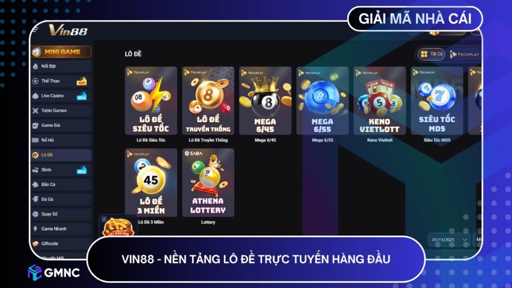 VIN88 - Nền tảng lô đề trực tuyến hàng đầu