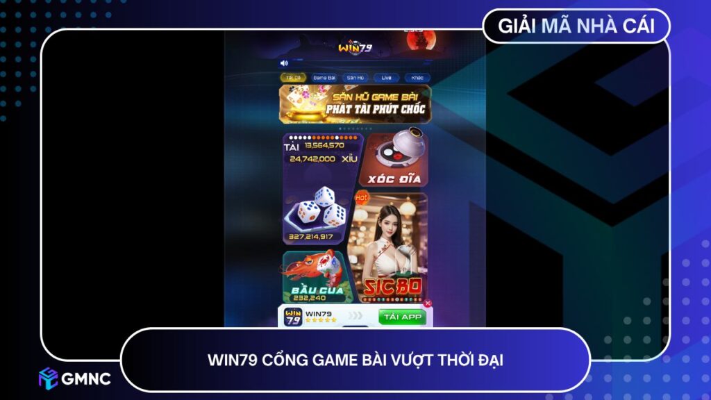 WIN79 cổng game bài vượt thời đại