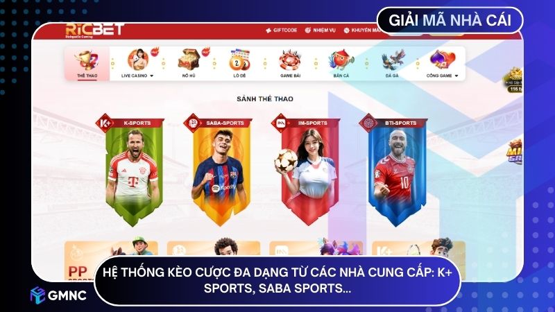 he thong keo cuoc da dang - RICBET